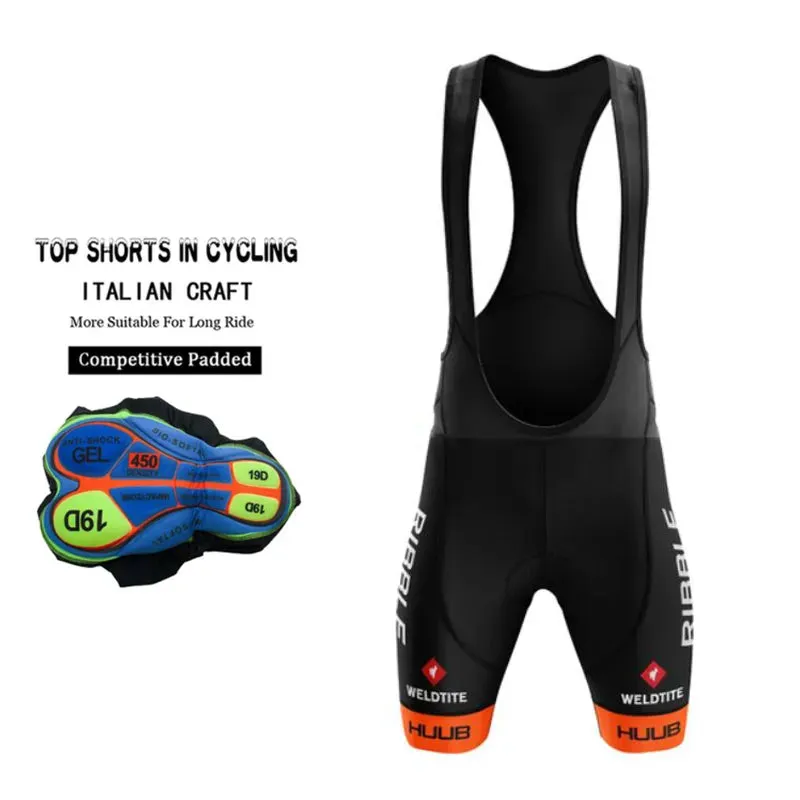 2023 HUUB Men Cycling Bib Shorts 19D Gel Pad Mountain Bike Shorts Summer Outdoor Breathable Bike Riding Bib Tights Quick Dry