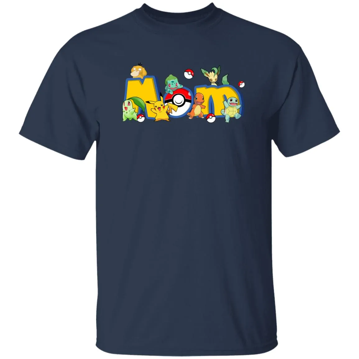 230302406-2 MOM  Gearment Tshirt 2D, Custom Pokemon Family Birthday 230302406-mom 5.3 oz. T-Shirt