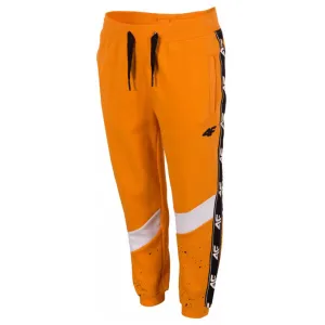 4F Orange Trouser With Black Side Tape And Bottom Splashes 1001