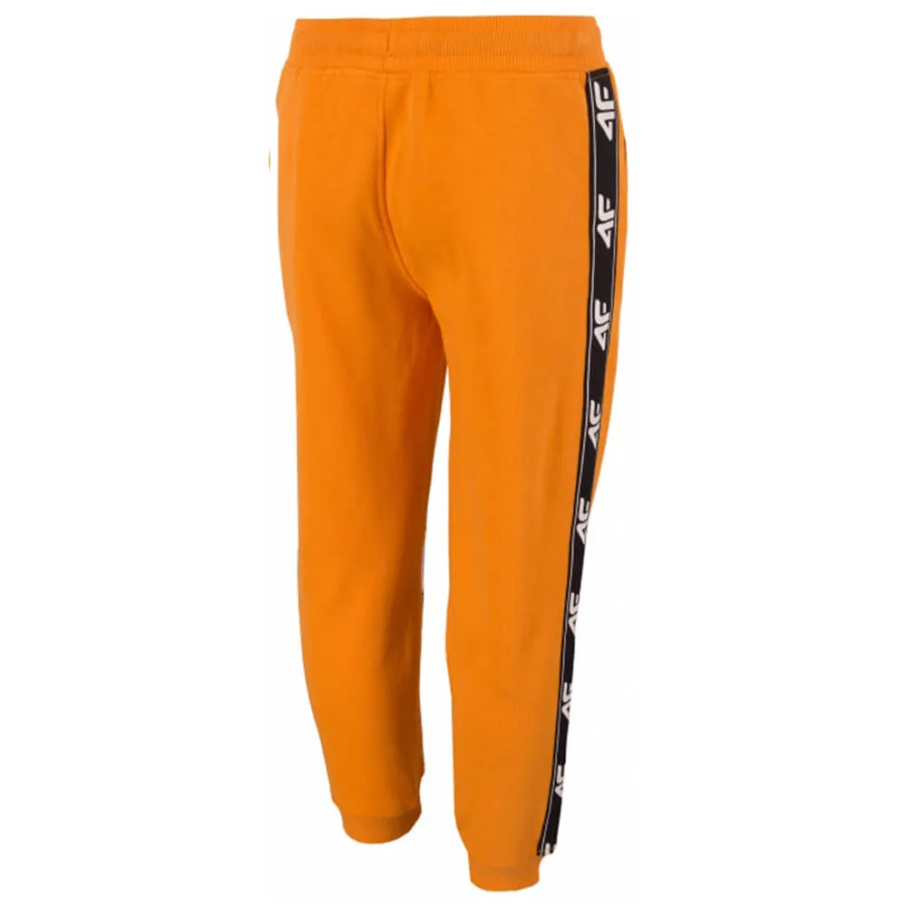 4F Orange Trouser With Black Side Tape And Bottom Splashes 1001