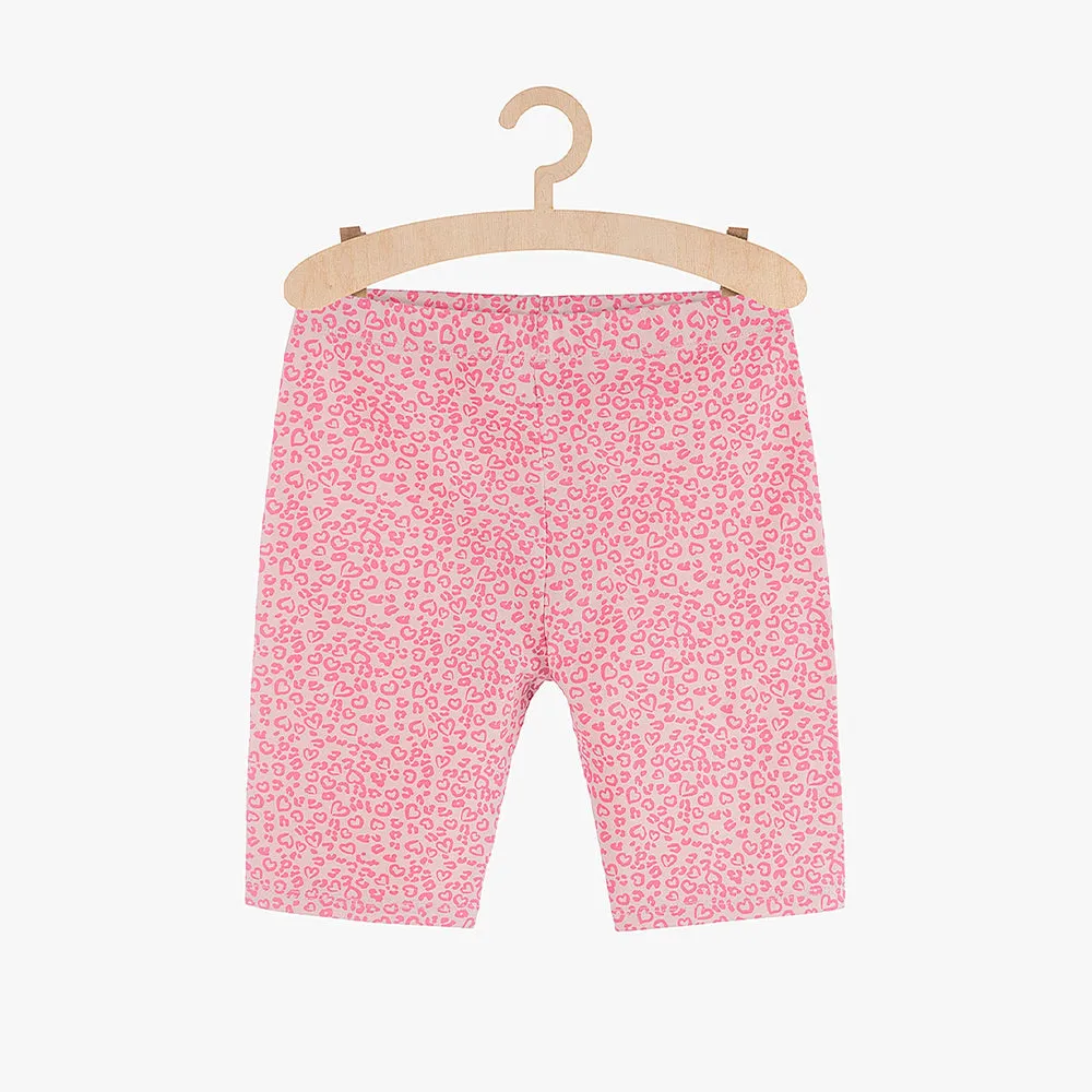 5.10.15 All Over Small Hearts Print Pink Shorts 11425