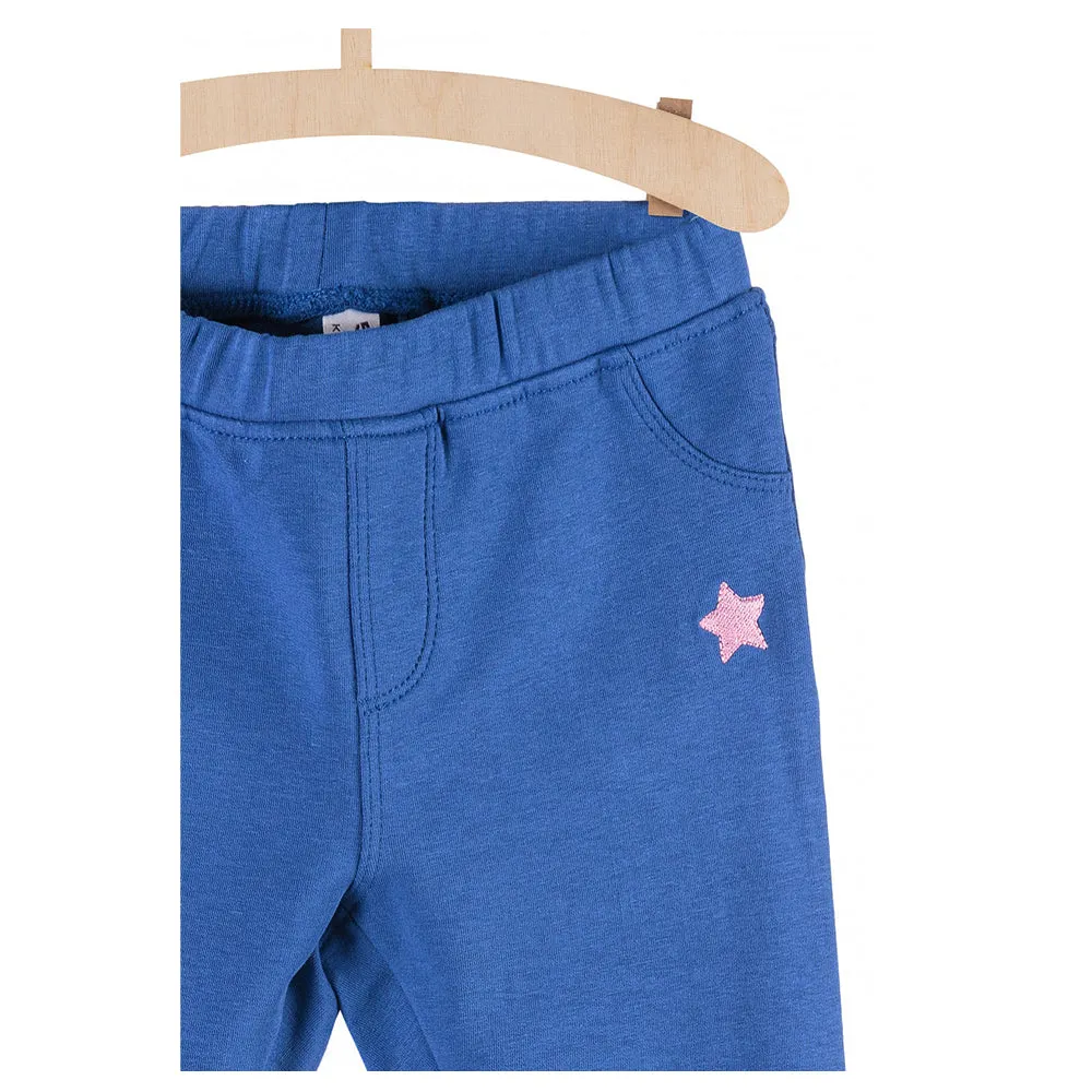 51015 Embroidered Star Royal Blue Legging 3599