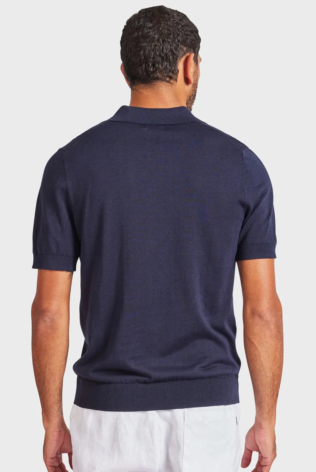 ACADEMY BRAND - Irvine Knit Polo - Navy