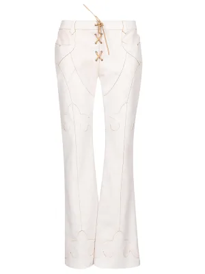 Acne Studios Trousers White