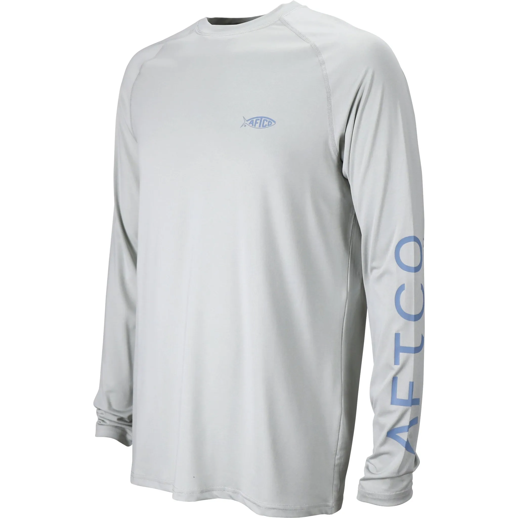 AFTCO Mens Samurai 2 Heathered Performance Long Sleeve T-Shirt