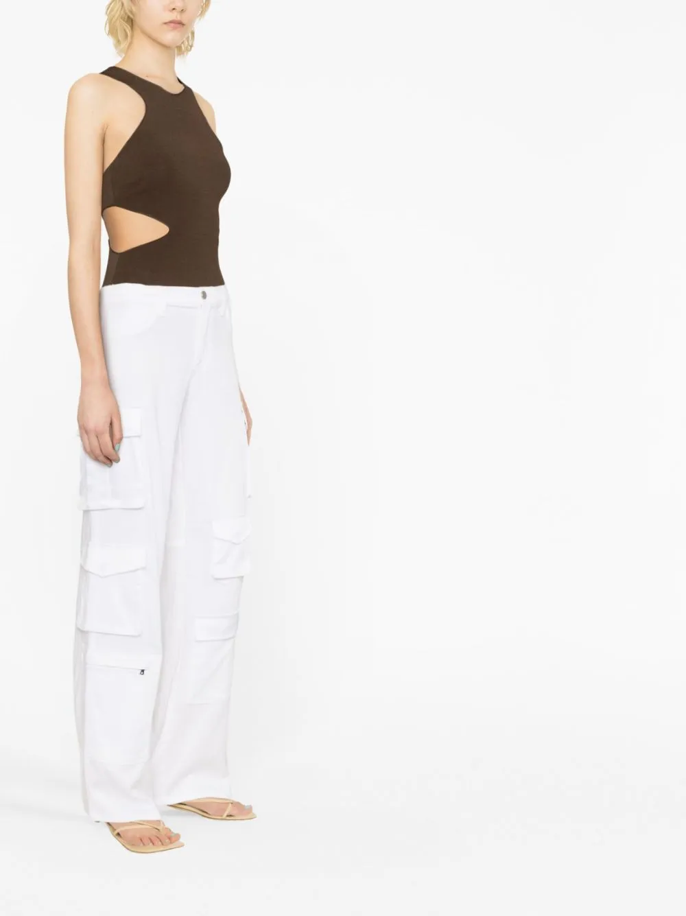 Alice   Olivia Trousers White