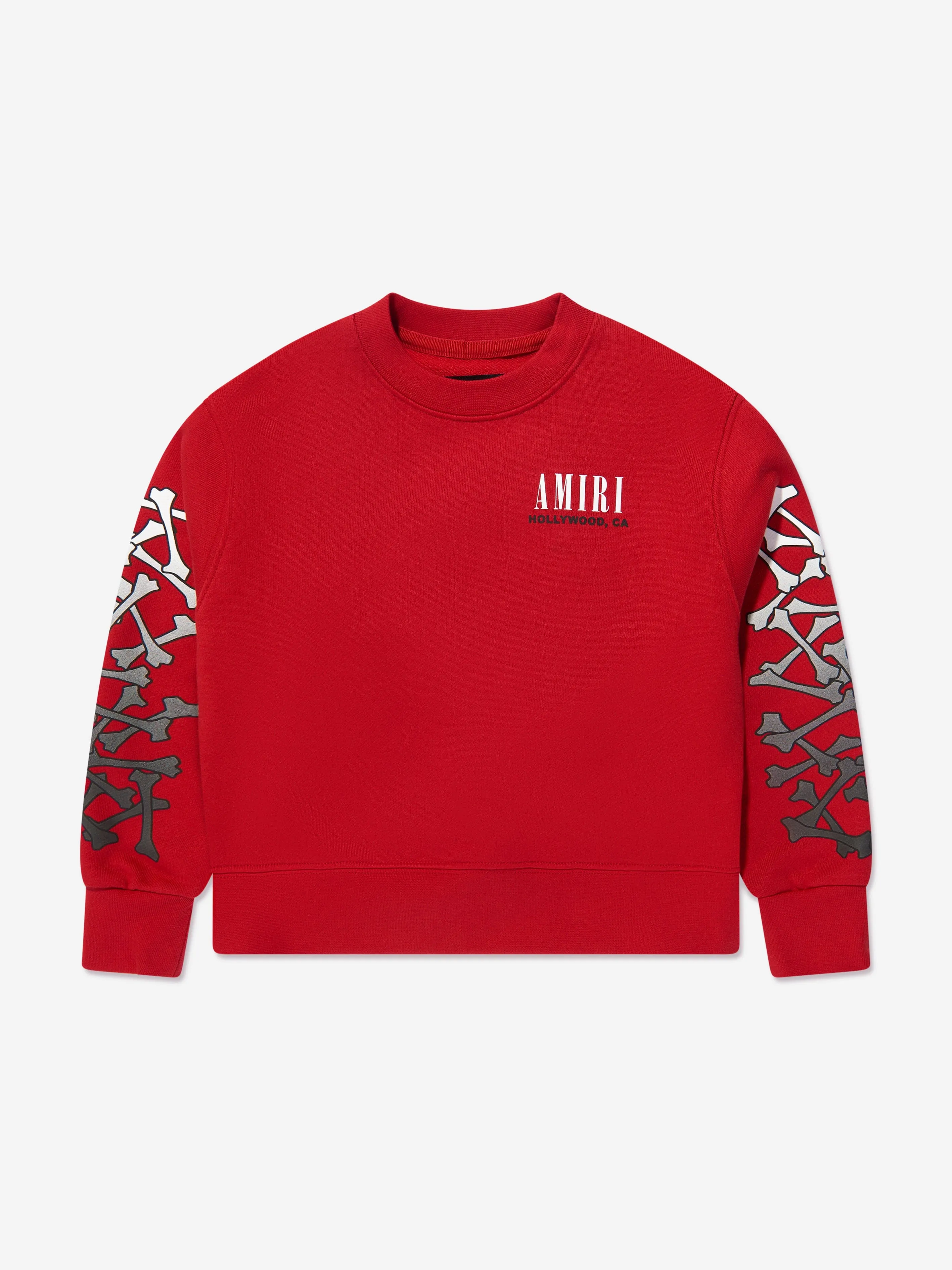 Amiri Kids Bones Sweatshirt in Red