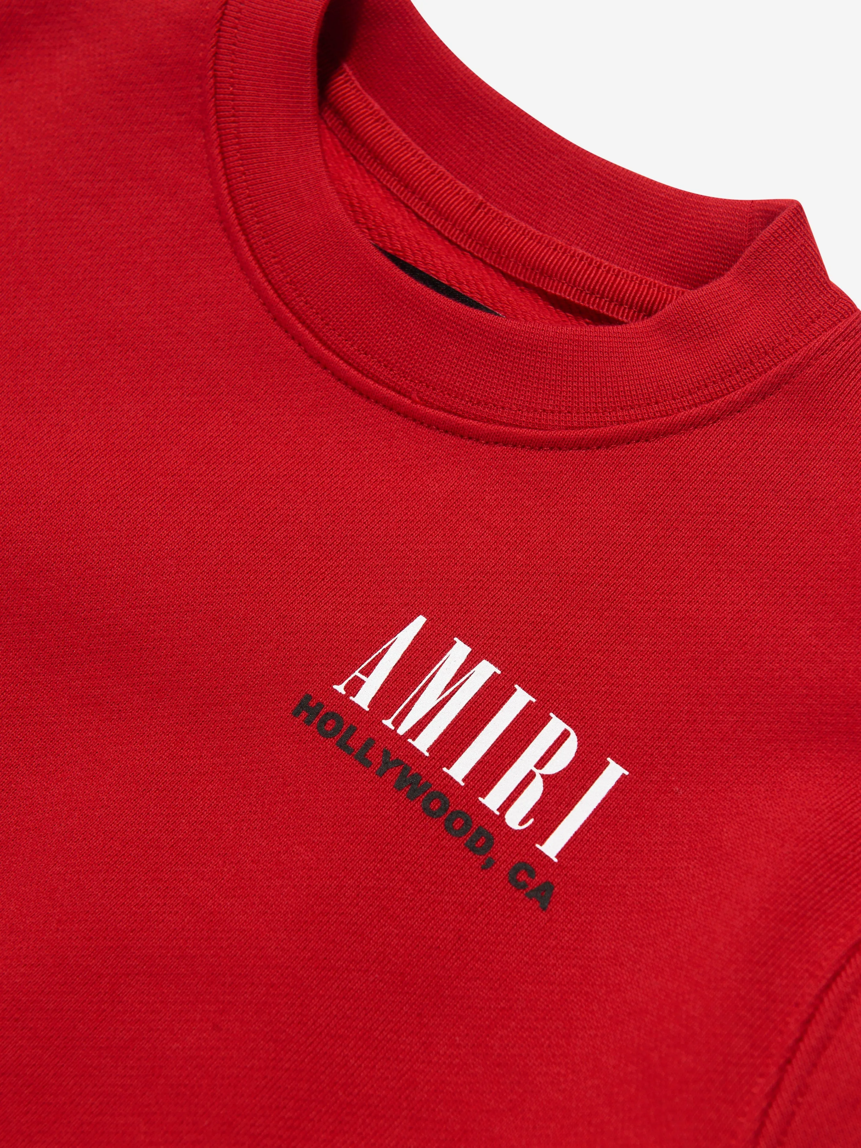 Amiri Kids Bones Sweatshirt in Red