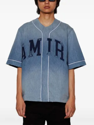 AMIRI - Men Sunfaded Baseball Shirt