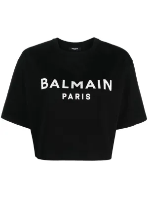 Balmain T-shirts and Polos Black