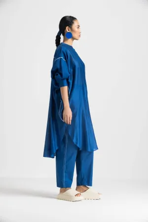 Bat Sleeve Shirt - Electric Blue