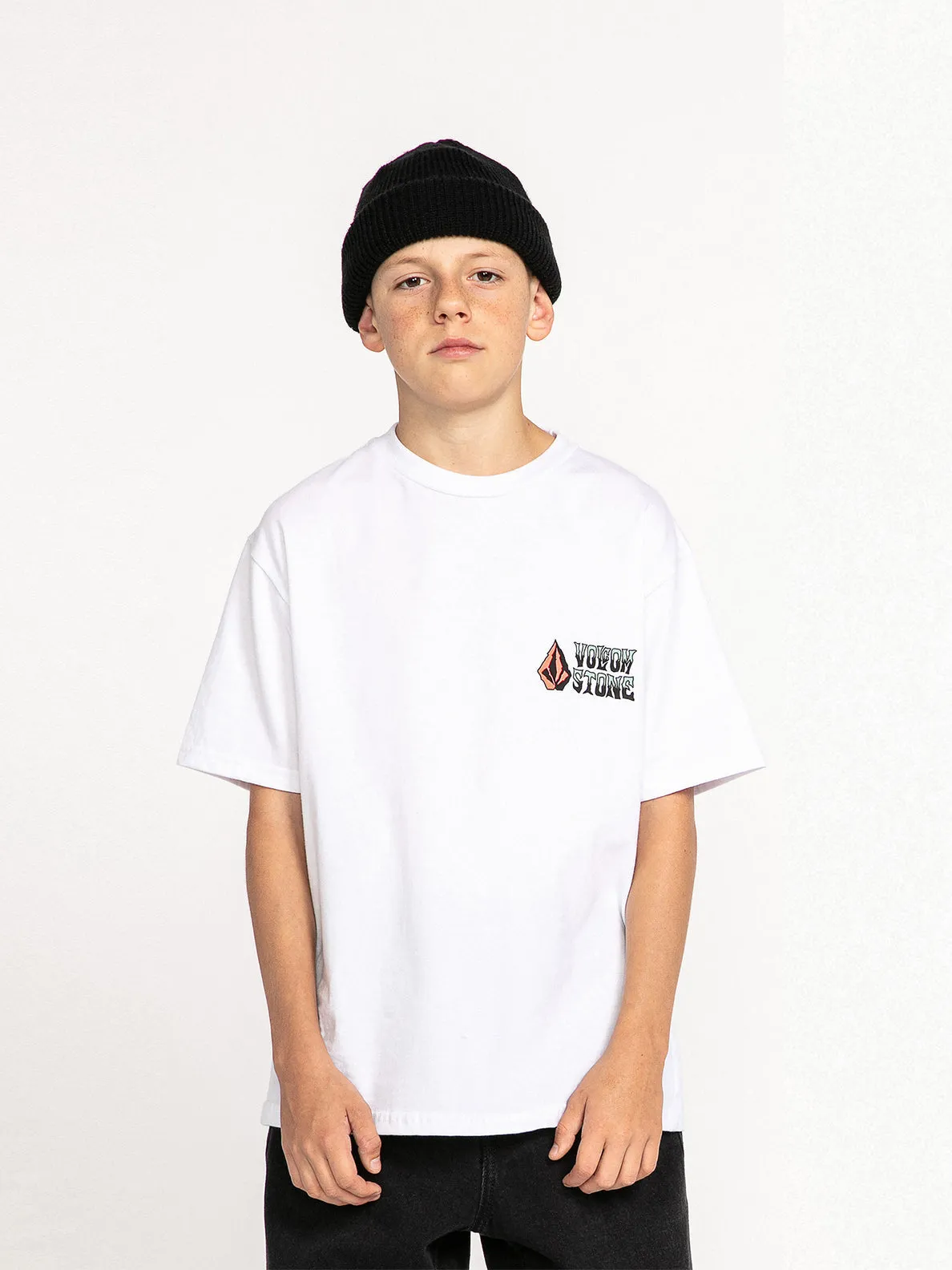 BIG BOYS BAT WHEEL SHORT SLEEVE TEE - WHITE