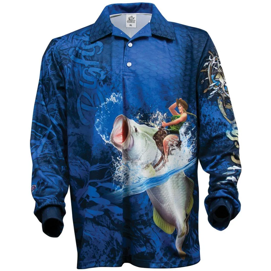 Bigfish Barramundi Belle Adult Fishing Shirts