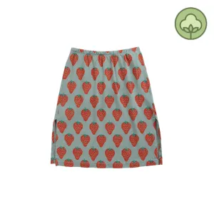 Bobo Choses Strawberry all over midi skirt