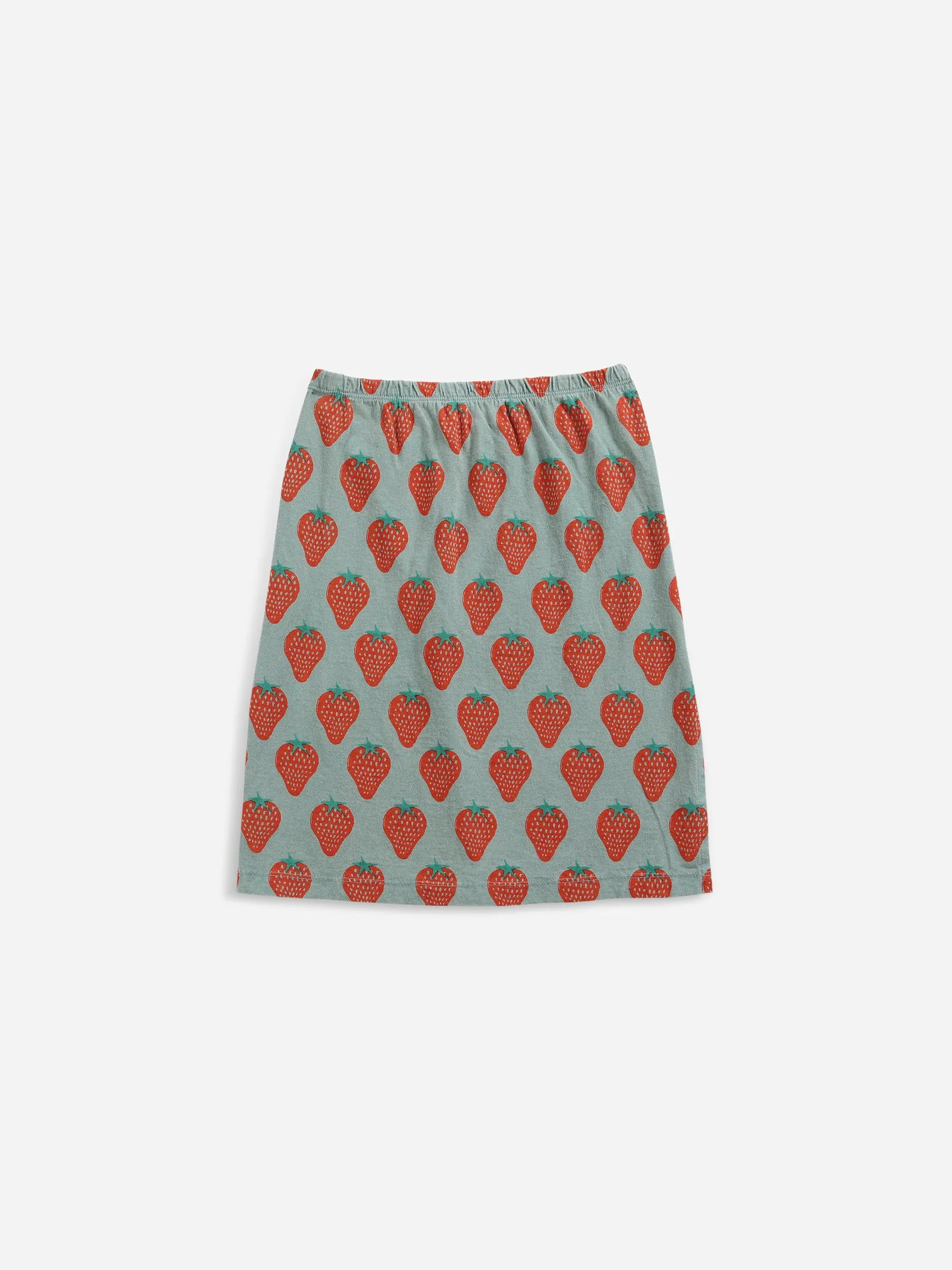 Bobo Choses Strawberry all over midi skirt