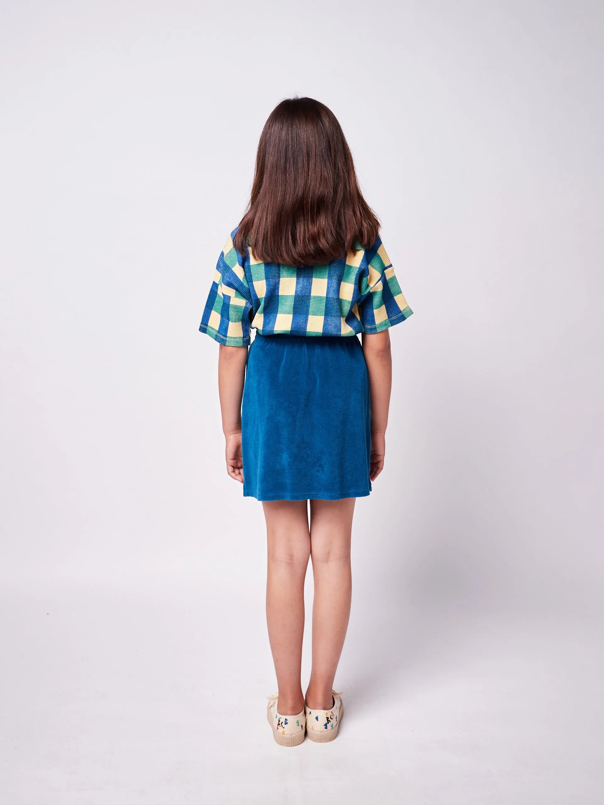 Bobo Choses Wallflower Patch terry mini skirt