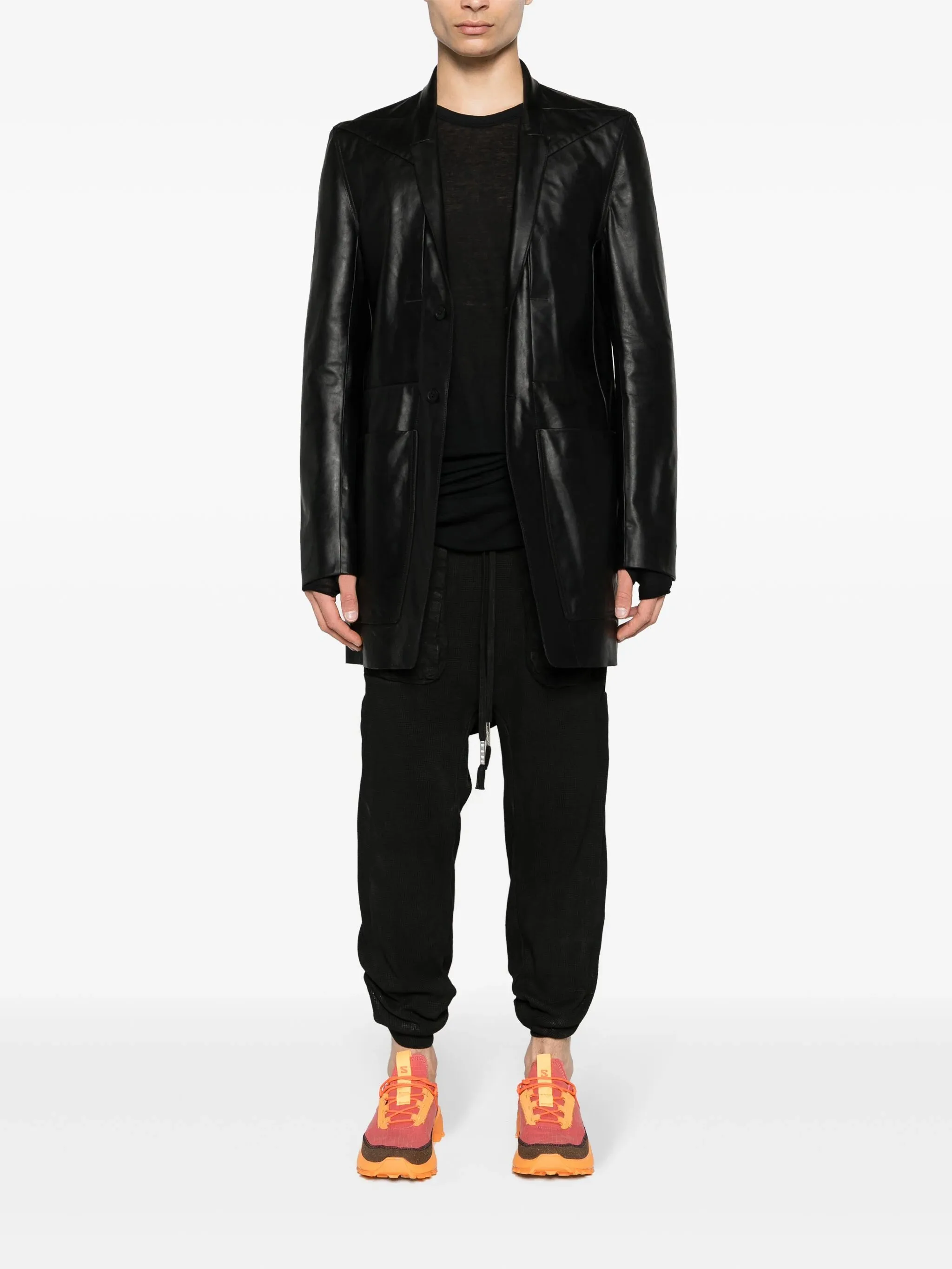 BORIS BIDJAN SABERI - Men P18.1 Vinyl Coated Nickel Pressed Pants