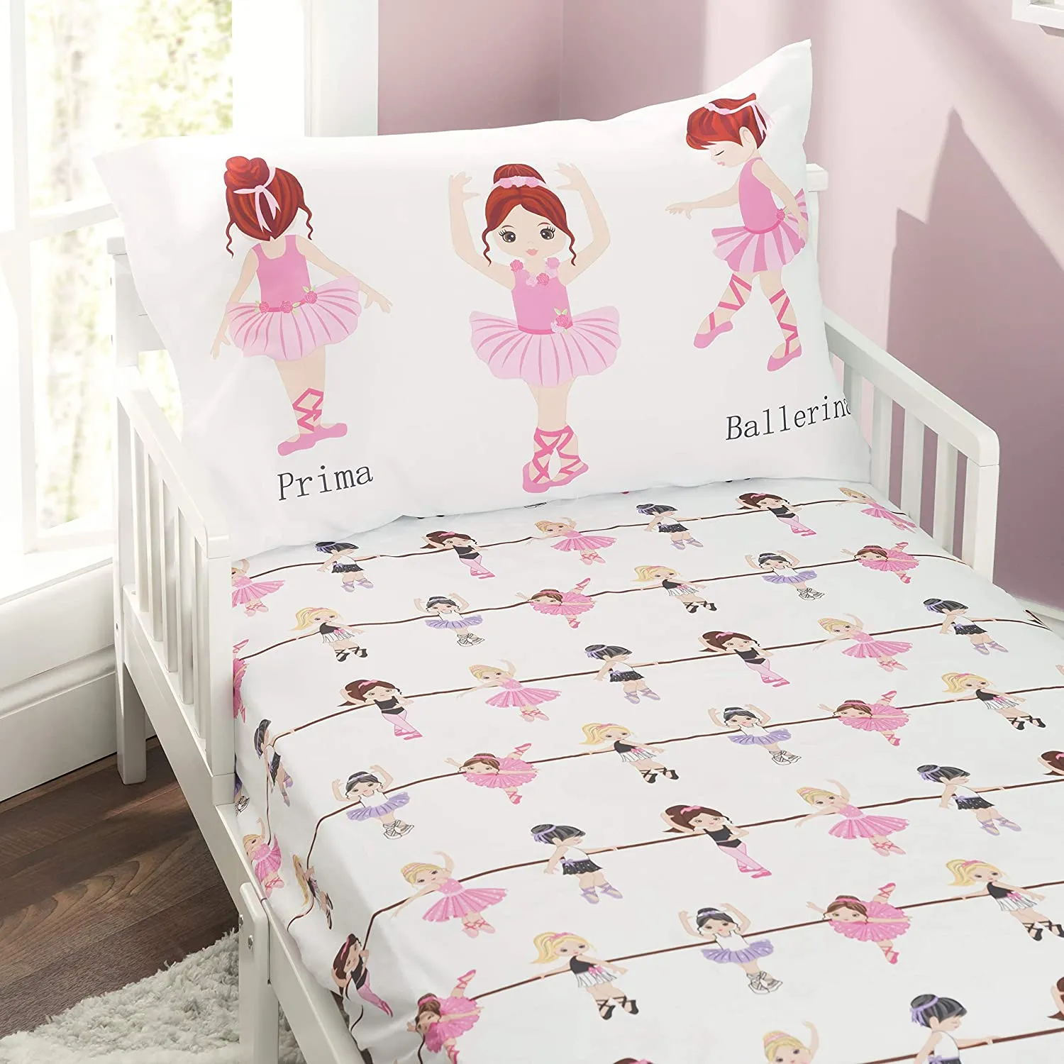 Born to Dance Ballerina Toddler Sheet Set