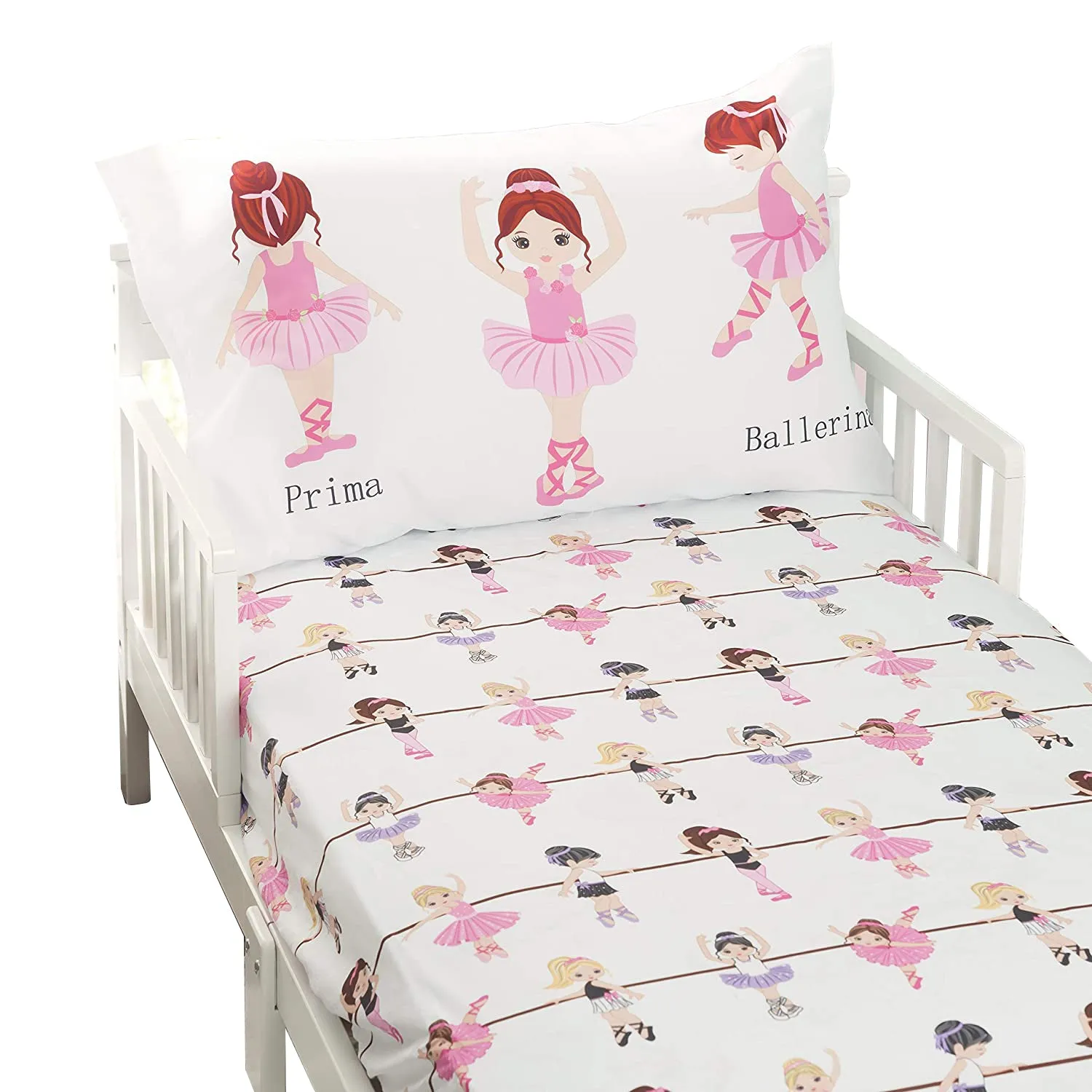 Born to Dance Ballerina Toddler Sheet Set