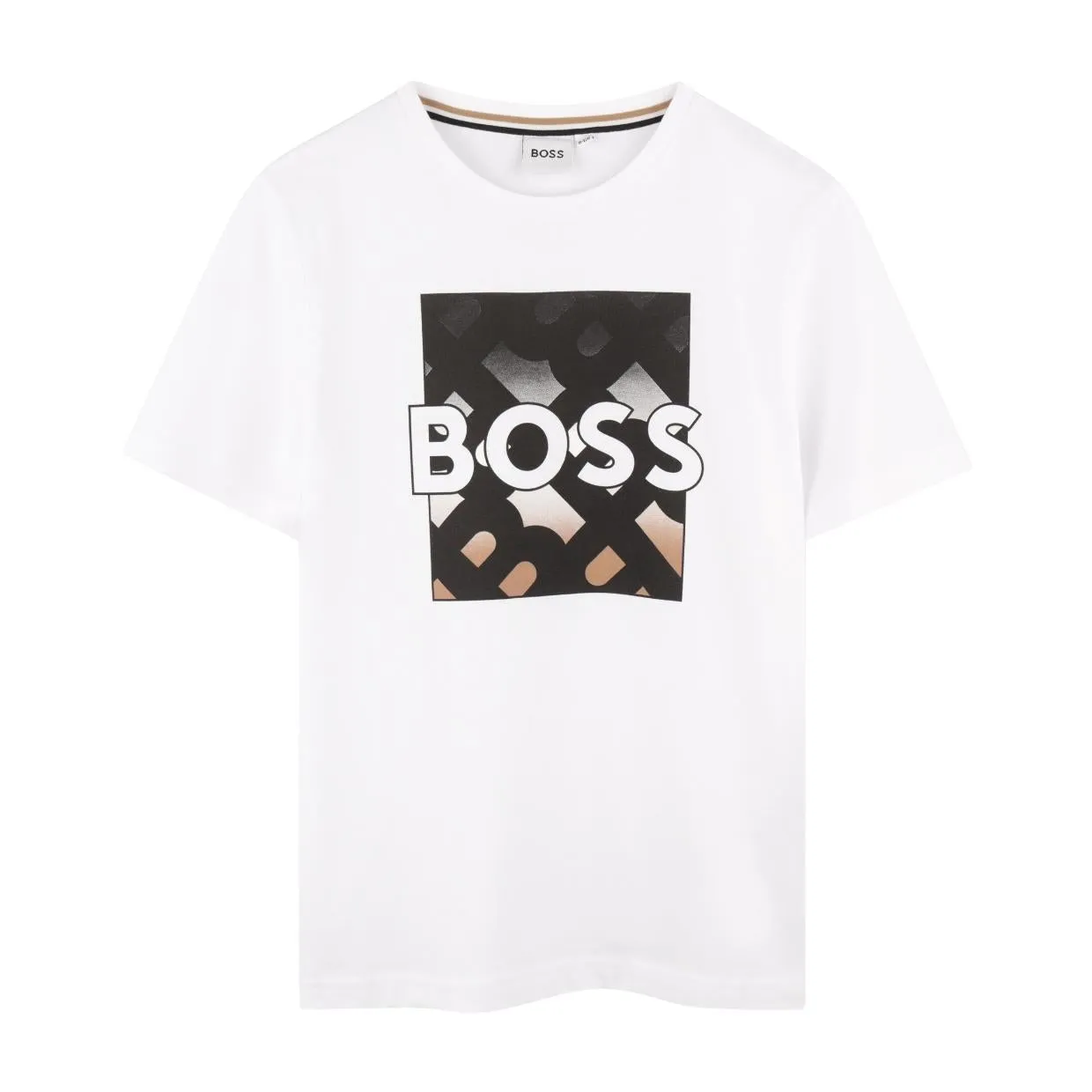 BOSS Kids Printed Graphic Logo T-Shirt