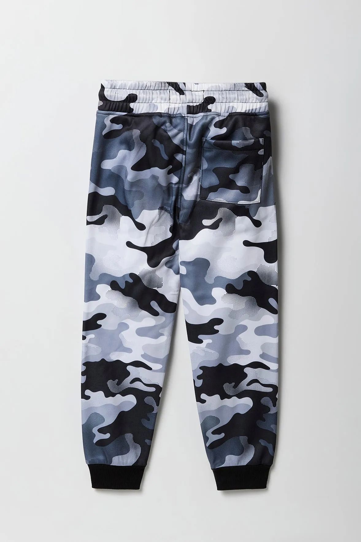 Boys Camo Print Fleece Jogger