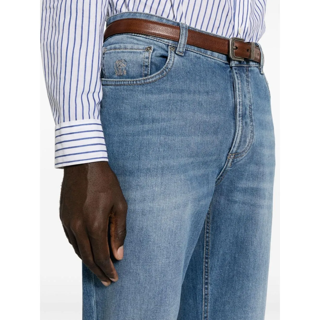 Brunello Cucinelli Jeans Clear Blue