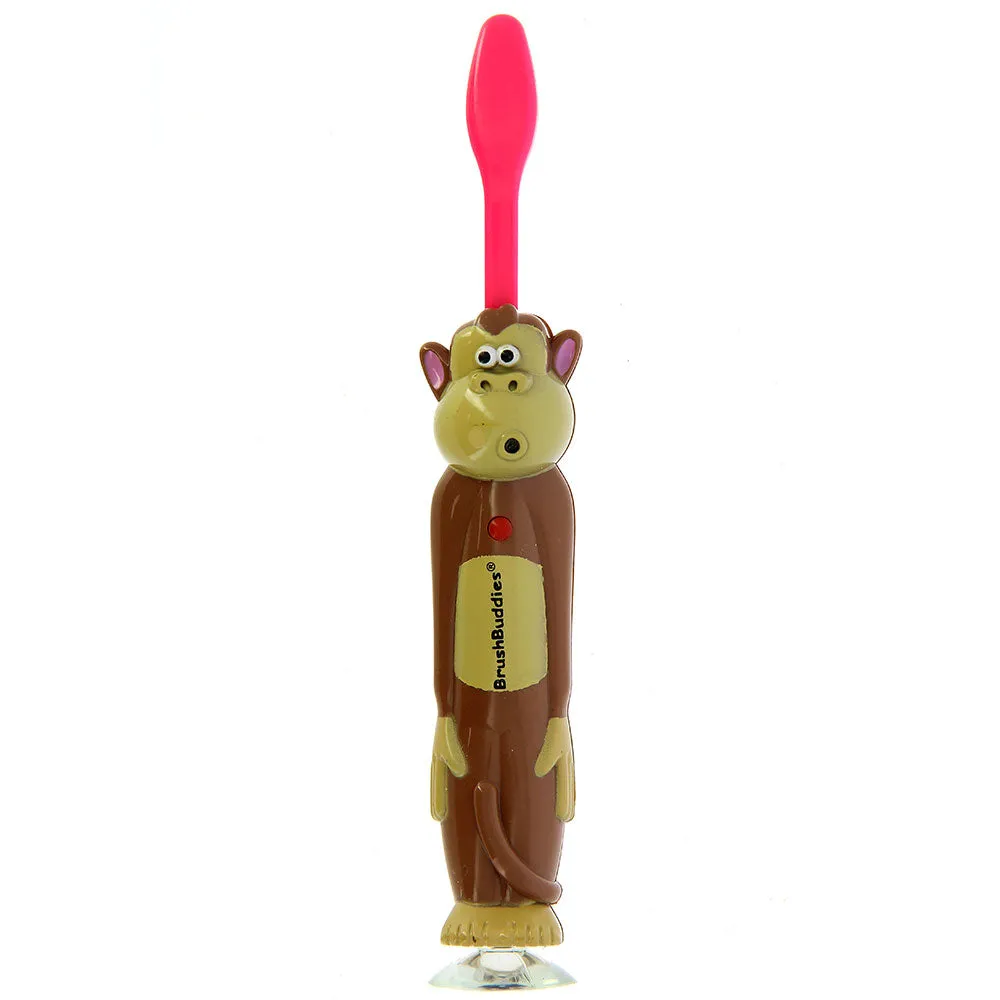 Brush Buddies Talkin' Toothbrush - Swingin Sammy (Monkey) -Pink