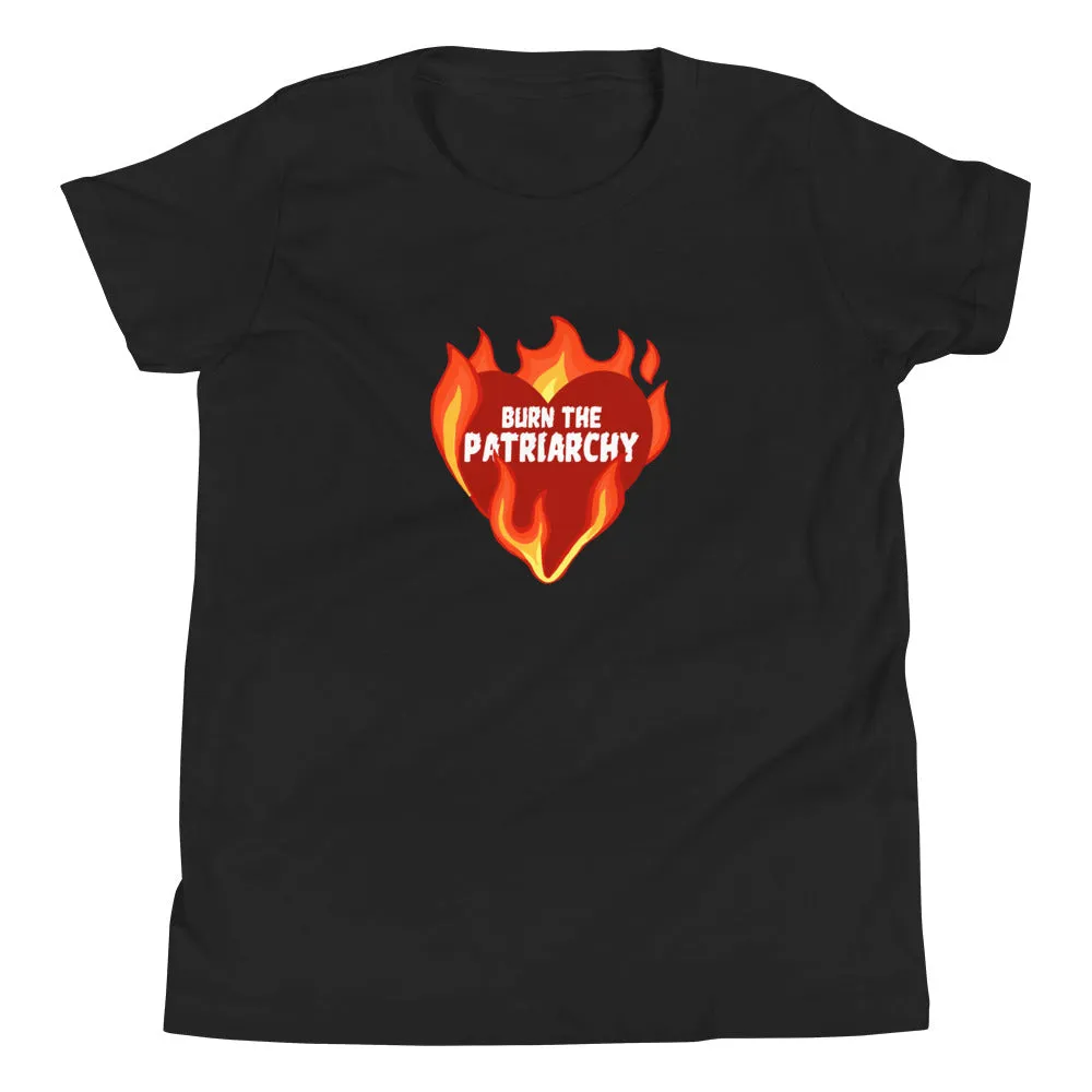 Burn the Patriarchy Youth T-Shirt