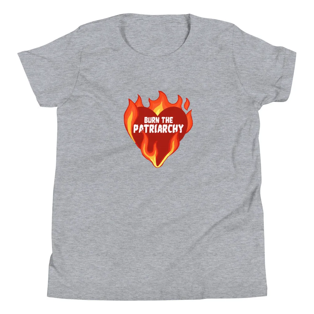 Burn the Patriarchy Youth T-Shirt