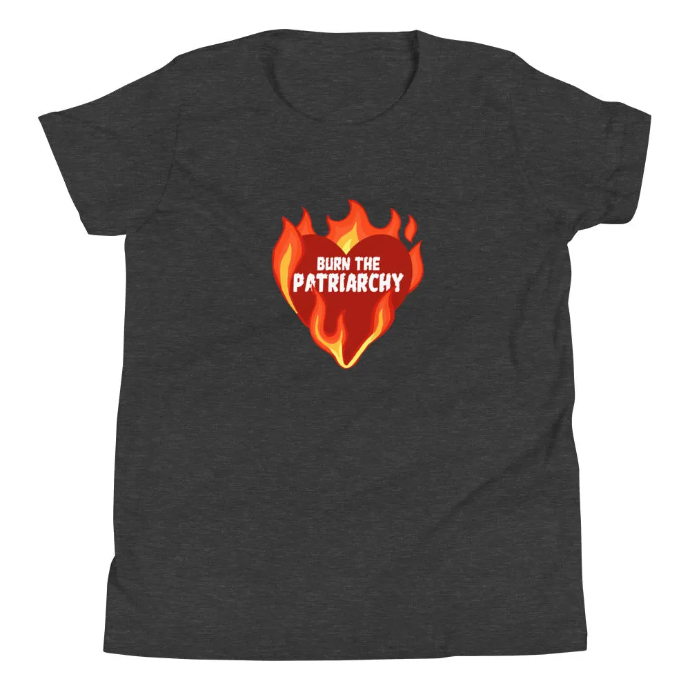 Burn the Patriarchy Youth T-Shirt