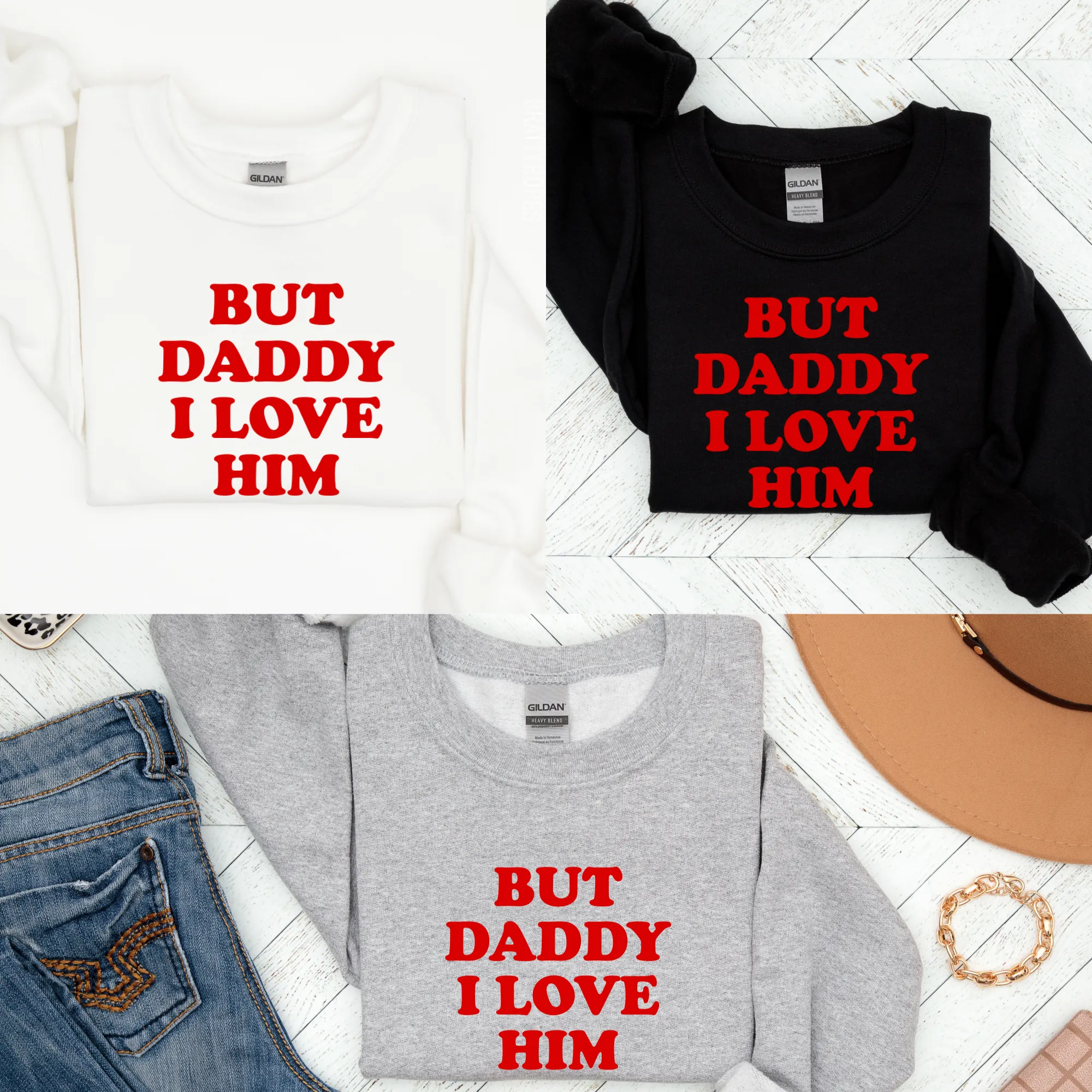 But Daddy I Love Him ADULT Sweatshirt | Taylor Swift | Poet