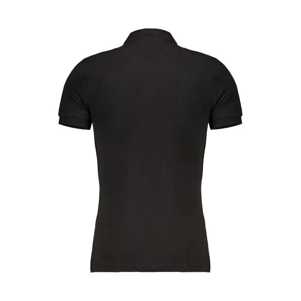 Calvin Klein Black Cotton Polo Shirt