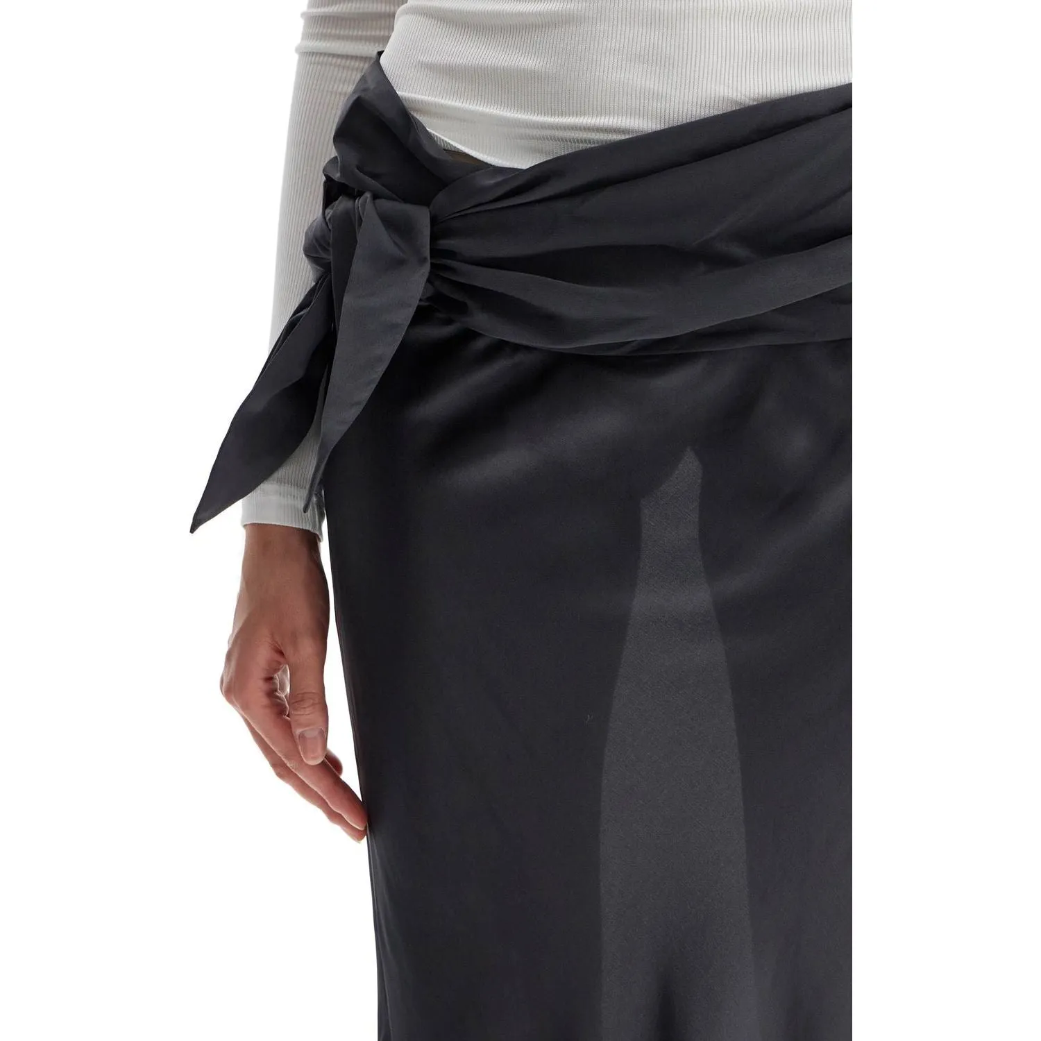 Christopher Esber maxi skirt with knotted detail