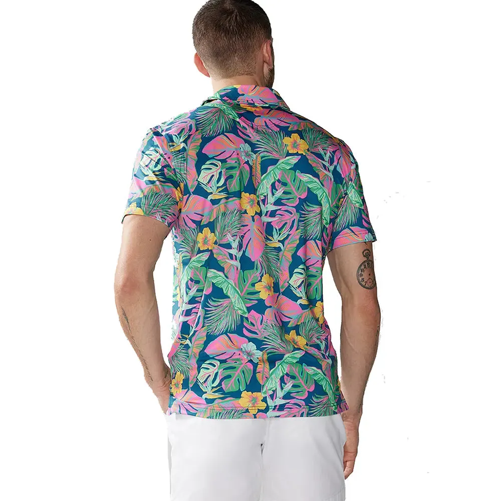 Chubbies Men's The Wild Flower Wonder Polo