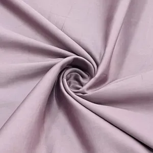 Classic Glossy Grape Purple Solid Cotton Satin