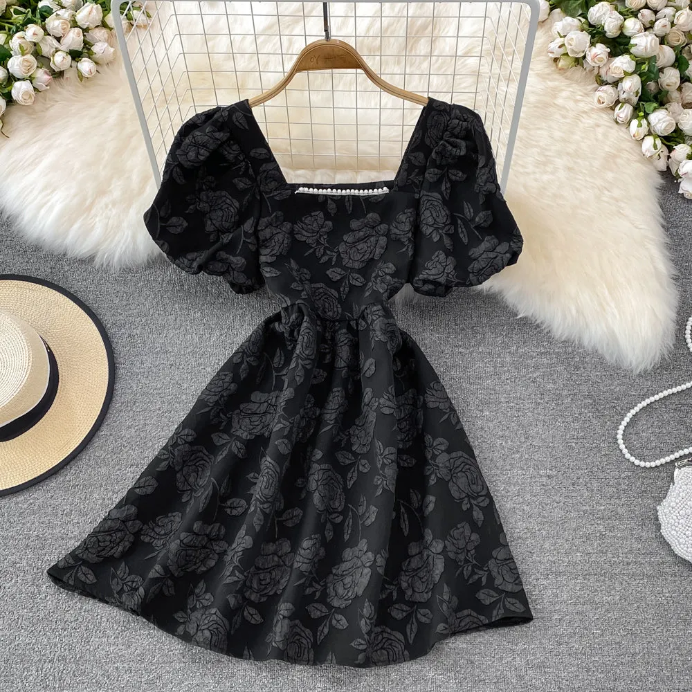 Cute A line short dress fashion girl dress    S528