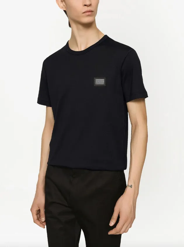 Dolce & Gabbana cotton T-shirt with branded tag