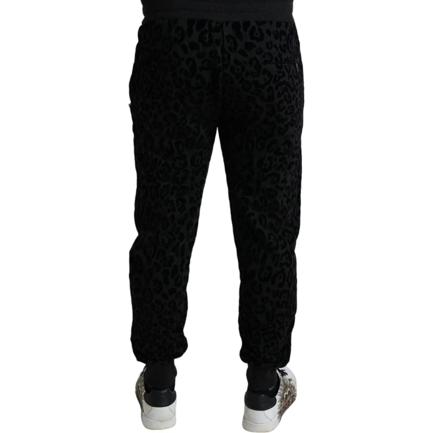 Dolce & Gabbana Elegant Leopard Joggers for Men