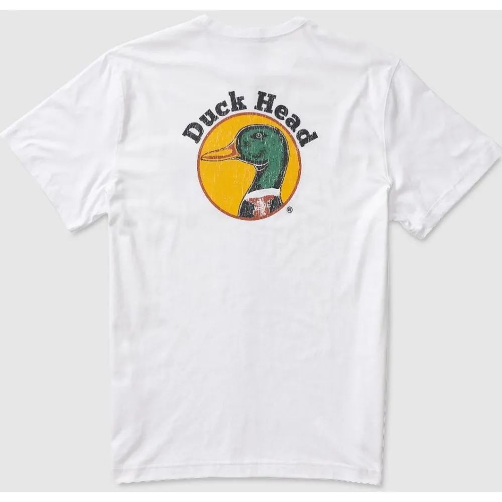 Duck Head Men's Duck Head Distressed Logo Tee Short Sleeve