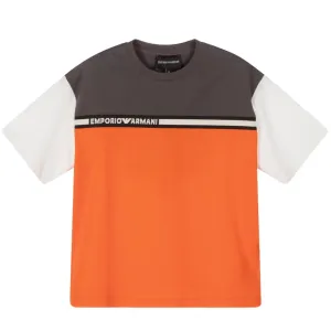 Emporio Armani Junior Logo Tape T-Shirt