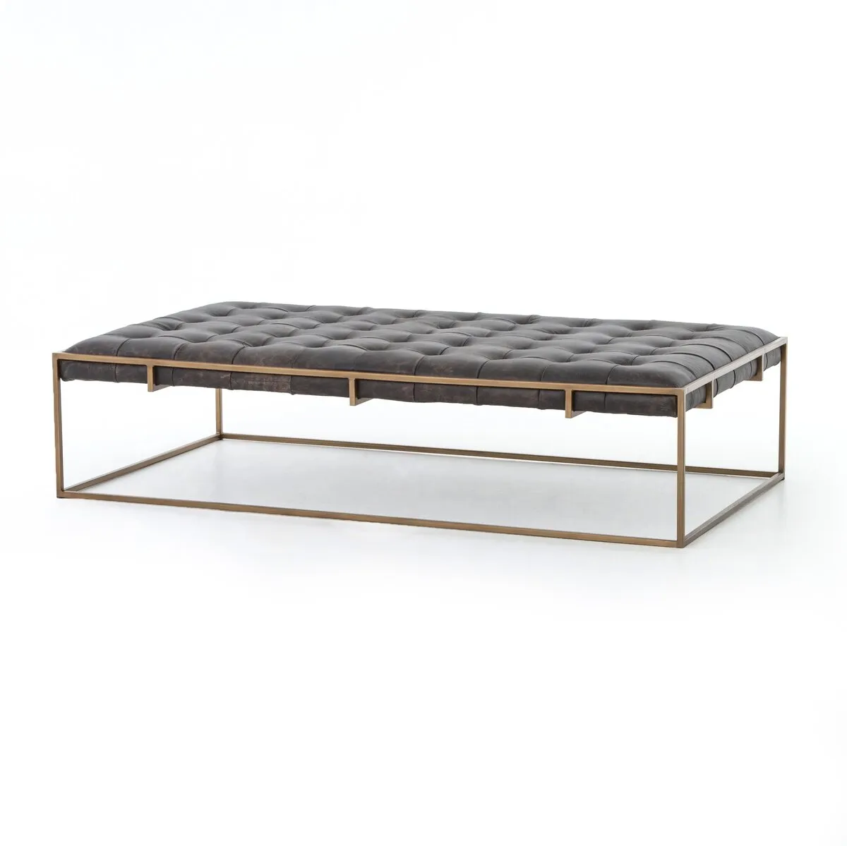 Four Hands Oxford Coffee Table in Rialto Ebony