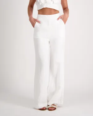 Freya Pant in White