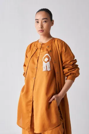 Fringe Shirt - Rust