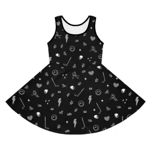 Girls' Sleeveless Hockey Skater Dress