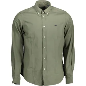 Harmont & Blaine Green Cotton Men Shirt