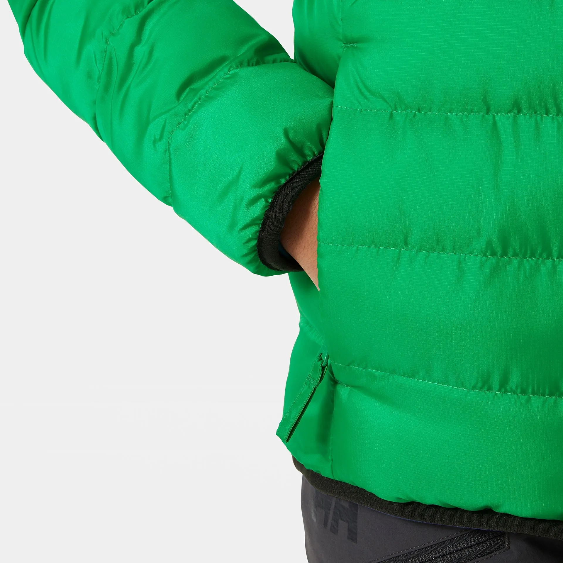 JUNIOR MARKA REVERSIBLE INSULATOR JACKET - BRIGHT GREEN - AGES 8 TO 10