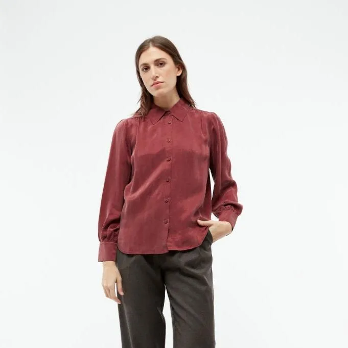 Kasia Shirt - Cranberry