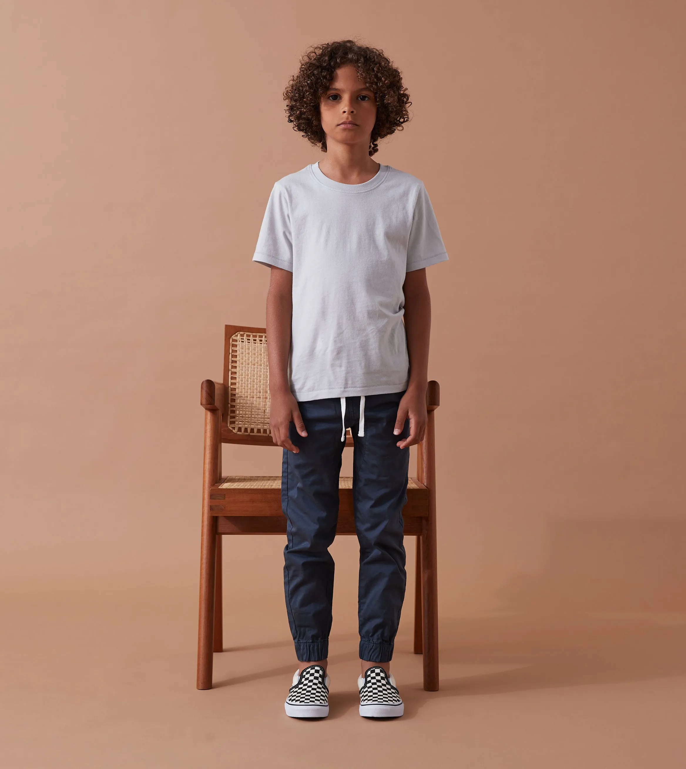 Kids Box Tee Fog