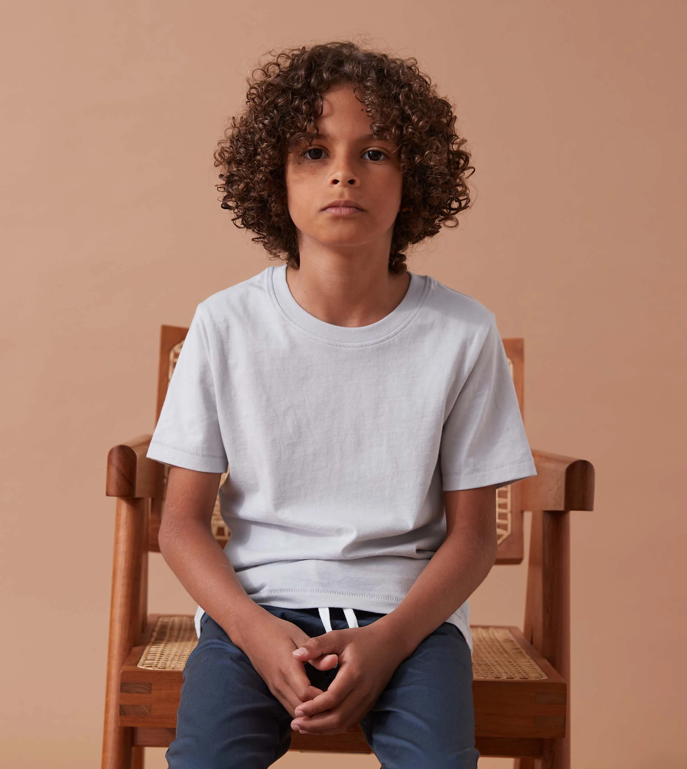 Kids Box Tee Fog