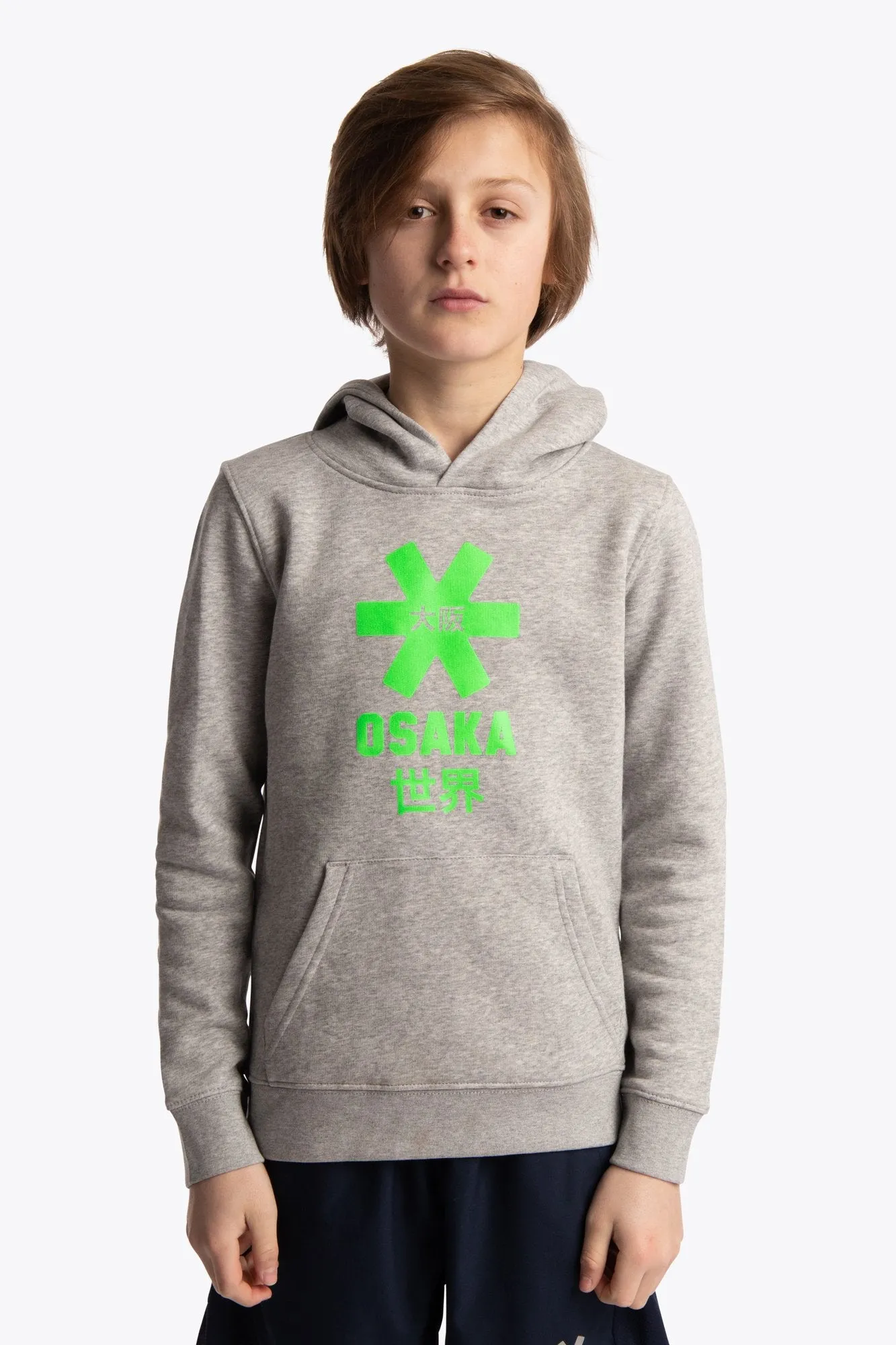 Kids Hoodie Green Star